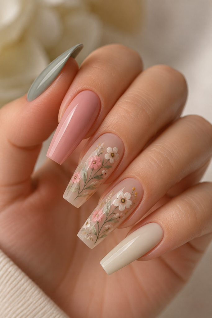 14 Gorgeous Floral Nail Designs You'll Want to Try This Season 1