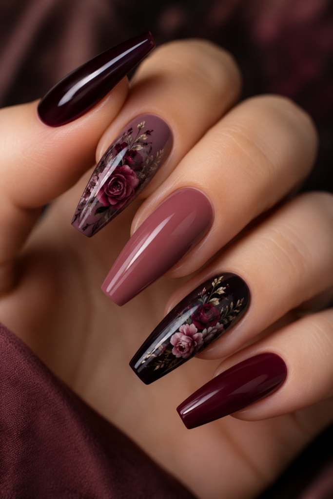 14 Gorgeous Floral Nail Designs You'll Want to Try This Season 10