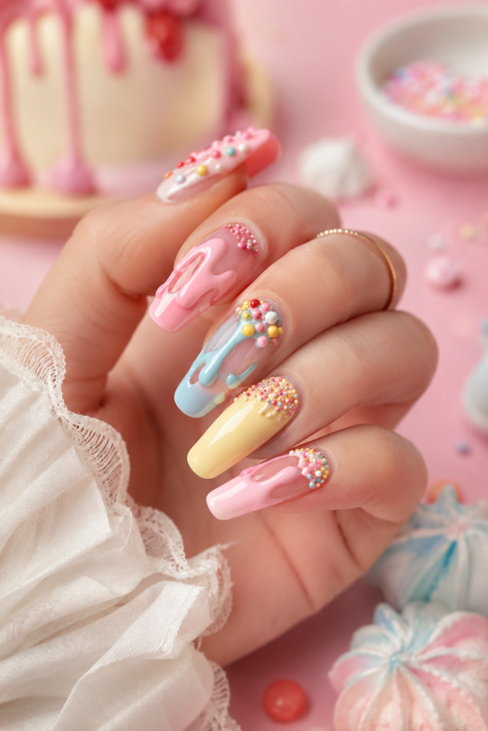20 Colorful Nail Designs That Are Taking Over Pinterest in 2026 13