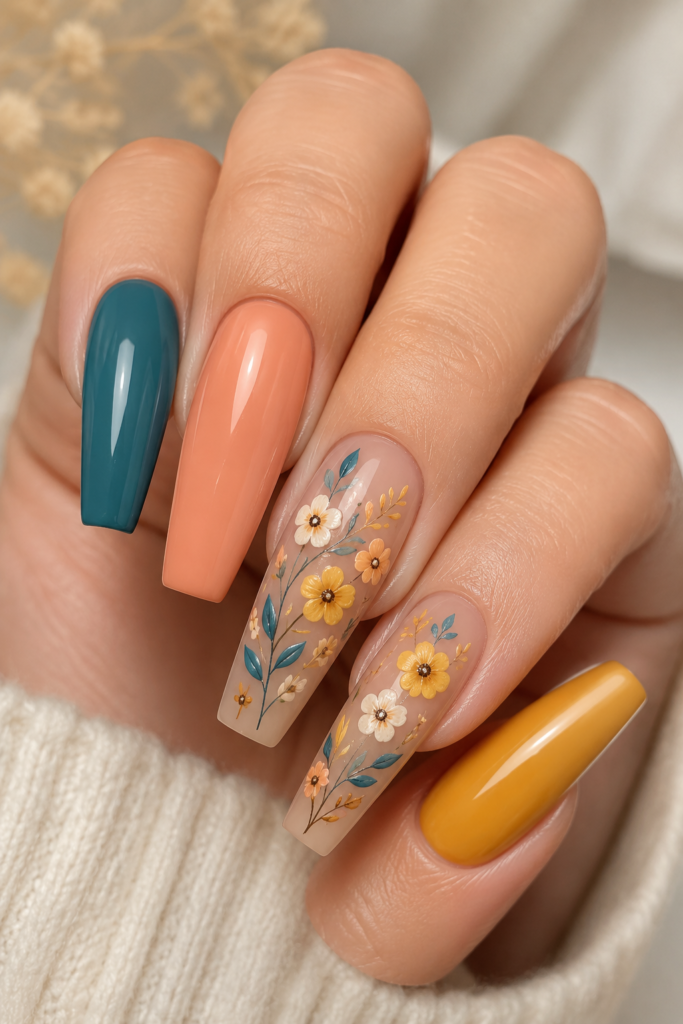 14 Gorgeous Floral Nail Designs You'll Want to Try This Season 3
