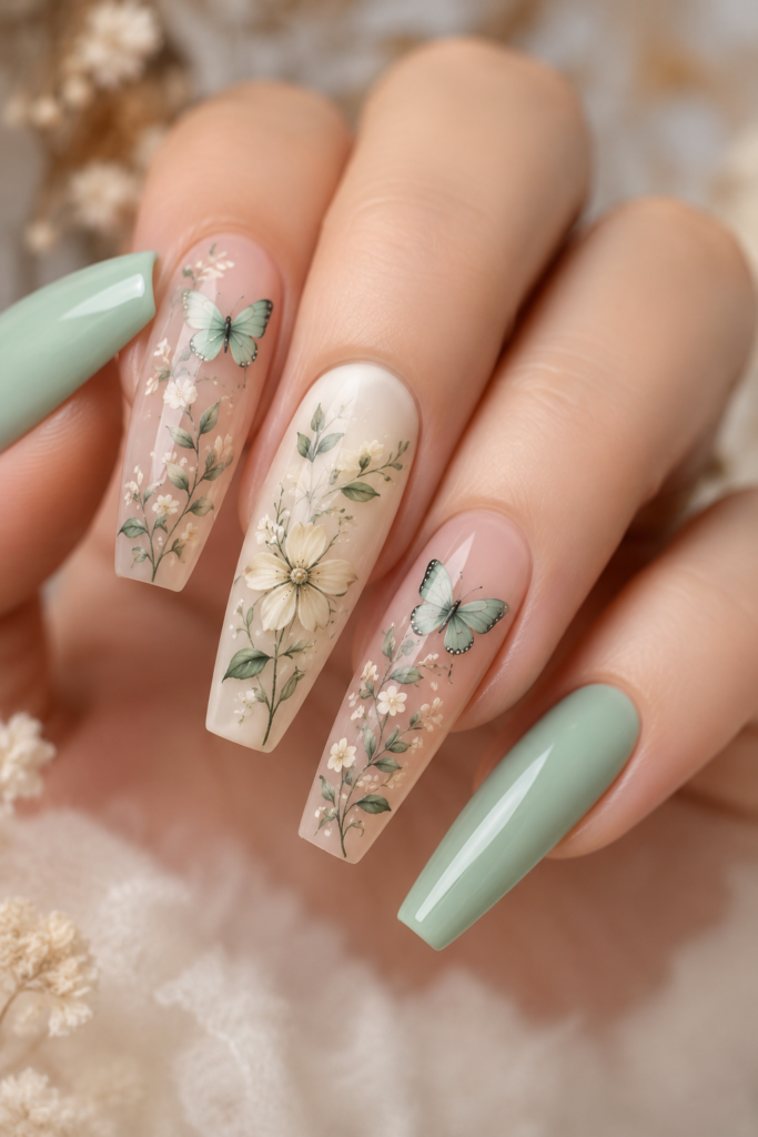 14 Gorgeous Floral Nail Designs You'll Want to Try This Season 8