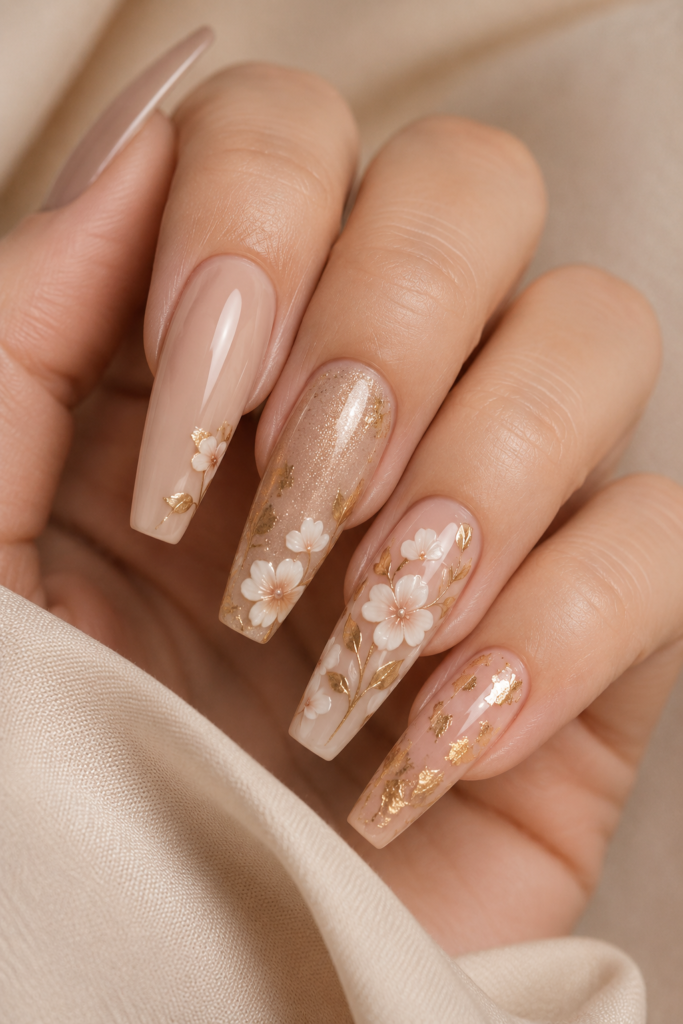 14 Gorgeous Floral Nail Designs You'll Want to Try This Season 9