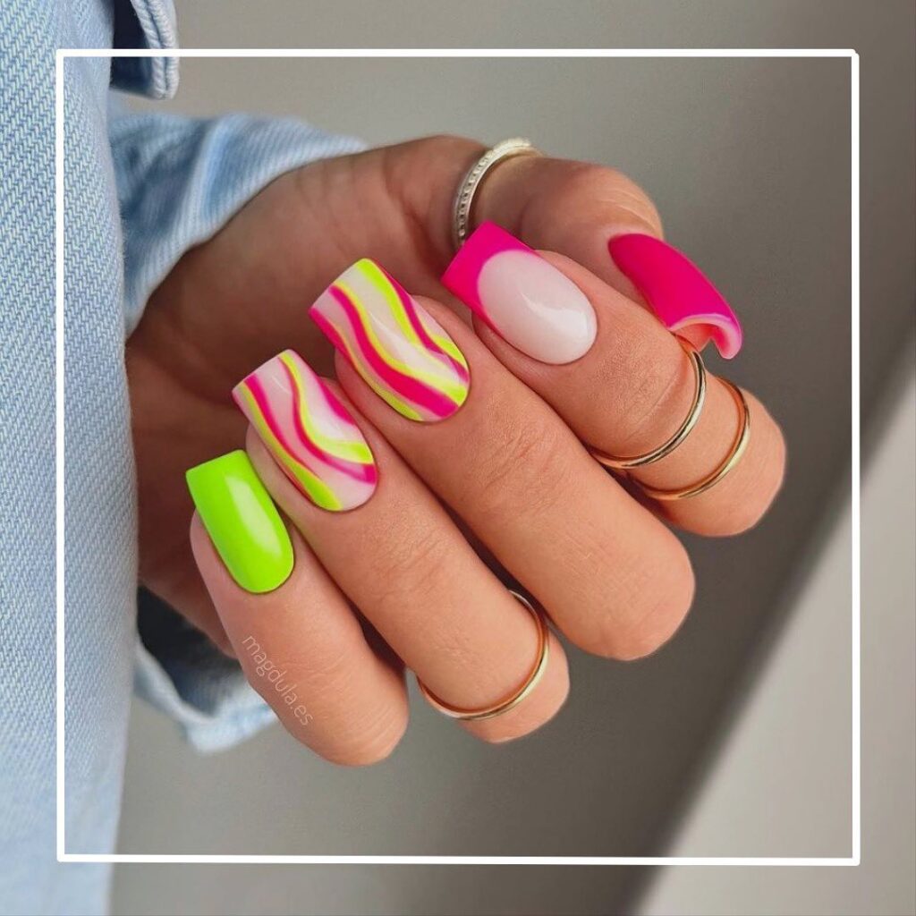 23 Stunning Neon Nail Designs That Will Make Your Hands Impossible to Ignore ✨ 23