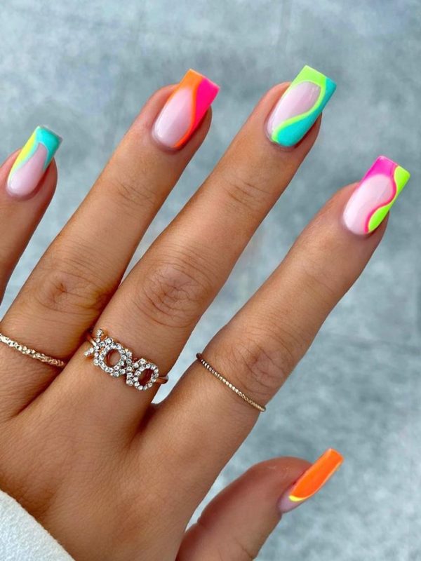 23 Stunning Neon Nail Designs That Will Make Your Hands Impossible to Ignore ✨ 9