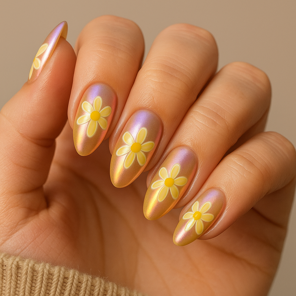yellow nail