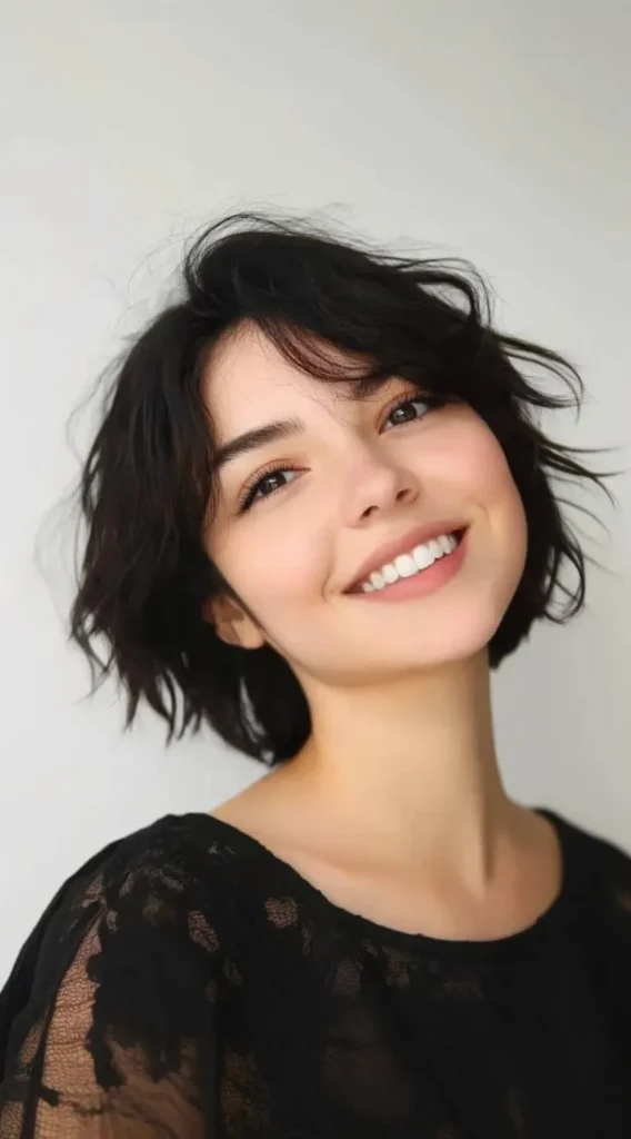23 Shaggy Bob Hairstyles for Fine Hair and Round Faces That Add Instant Shape and Volume 10