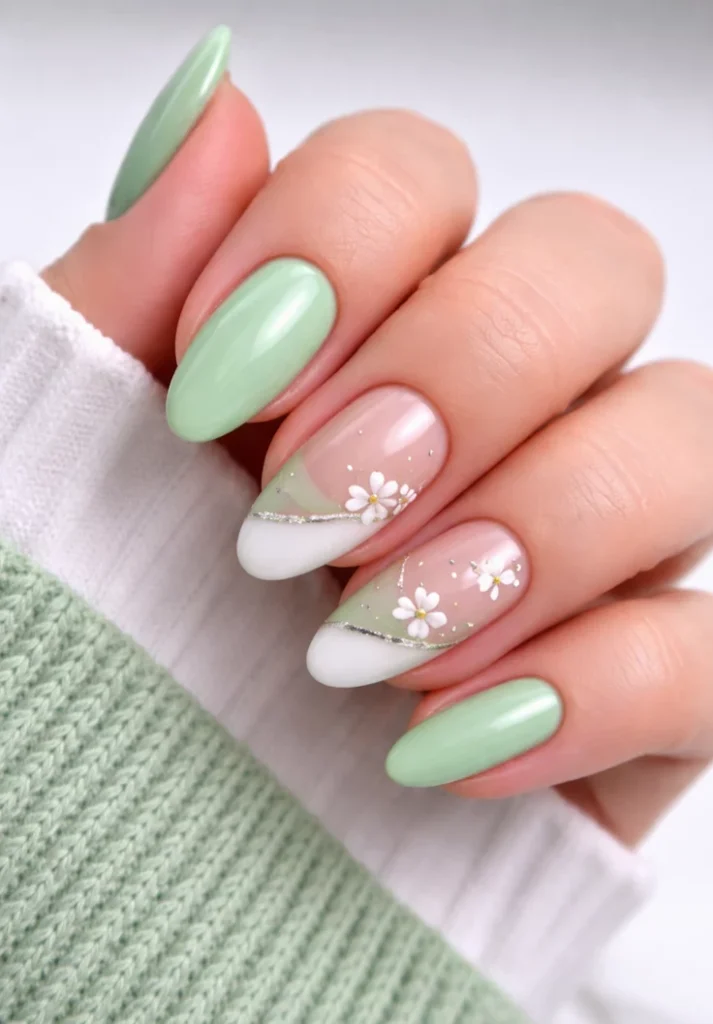 18 Gorgeous Floral Nail Ideas You'll Want to Copy This Season 11