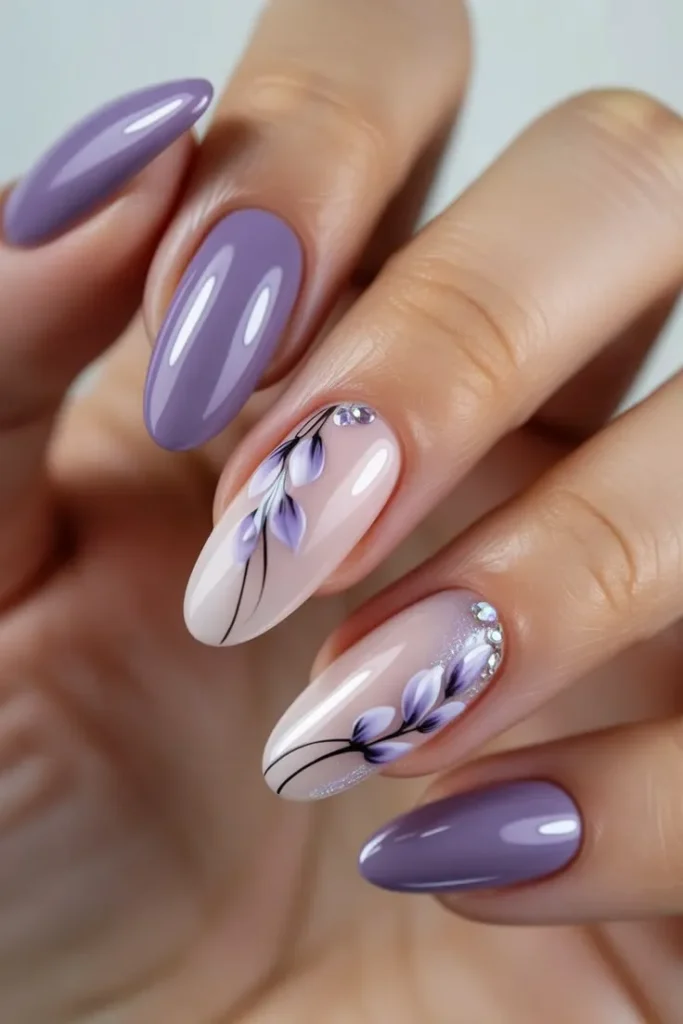 18 Gorgeous Floral Nail Ideas You'll Want to Copy This Season 14