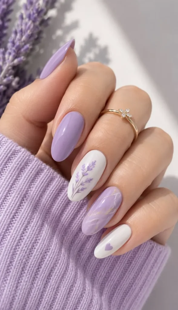 18 Gorgeous Floral Nail Ideas You'll Want to Copy This Season 15