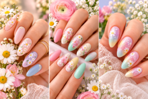 15 dreamy floral nail designs