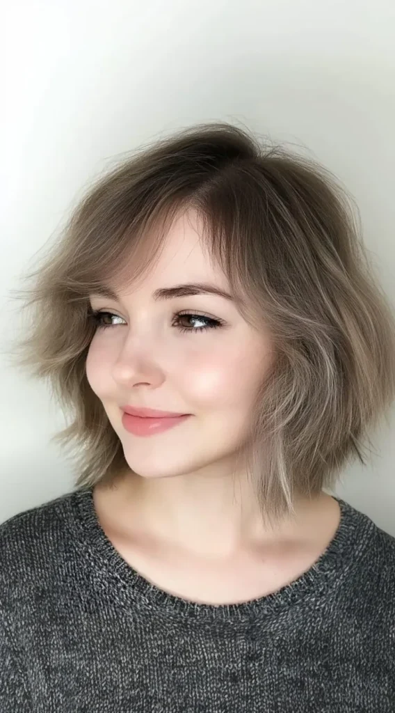 23 Shaggy Bob Hairstyles for Fine Hair and Round Faces That Add Instant Shape and Volume 16