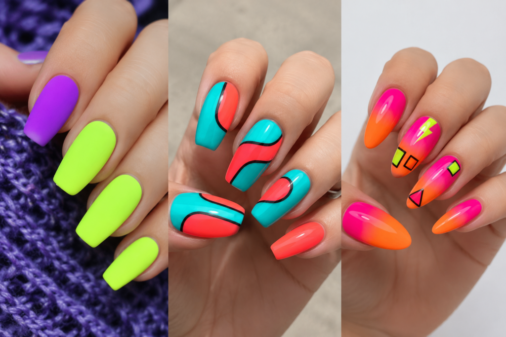 17 neon nail ideas