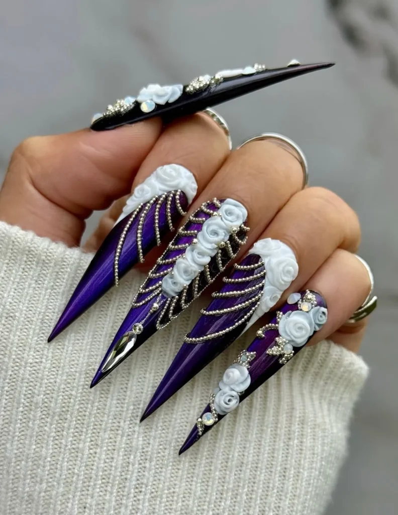19 Show-Stopping Long Stiletto Nail Designs That Will Make Everyone Stop and Stare (2026 Edition) 3