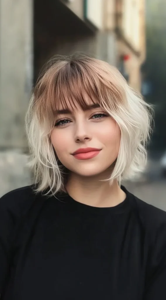 23 Shaggy Bob Hairstyles for Fine Hair and Round Faces That Add Instant Shape and Volume 6