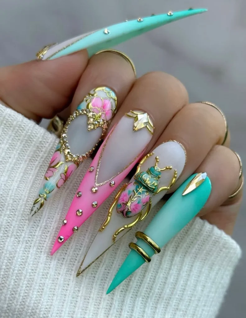 19 Show-Stopping Long Stiletto Nail Designs That Will Make Everyone Stop and Stare (2026 Edition) 7