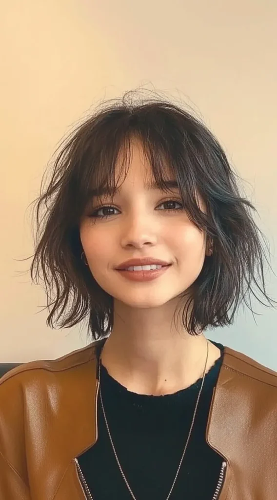 23 Shaggy Bob Hairstyles for Fine Hair and Round Faces That Add Instant Shape and Volume 8