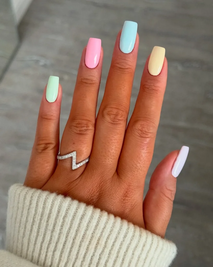 23 Pastel Nail Designs That Are Perfect for a Soft, Colorful Manicure 04