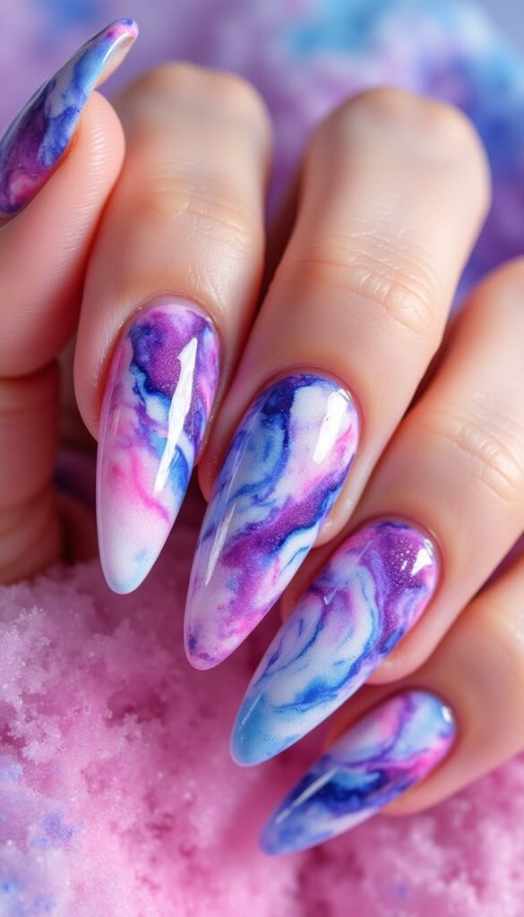 18 Mesmerizing Marble Nail Designs You Need to Pin Right Now (2026 Nail Trend Guide) 1