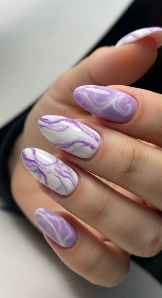 18 Mesmerizing Marble Nail Designs You Need to Pin Right Now (2026 Nail Trend Guide) 10