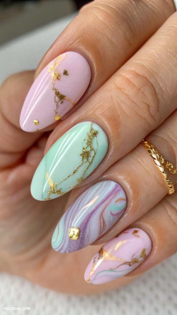 18 Mesmerizing Marble Nail Designs You Need to Pin Right Now (2026 Nail Trend Guide) 14
