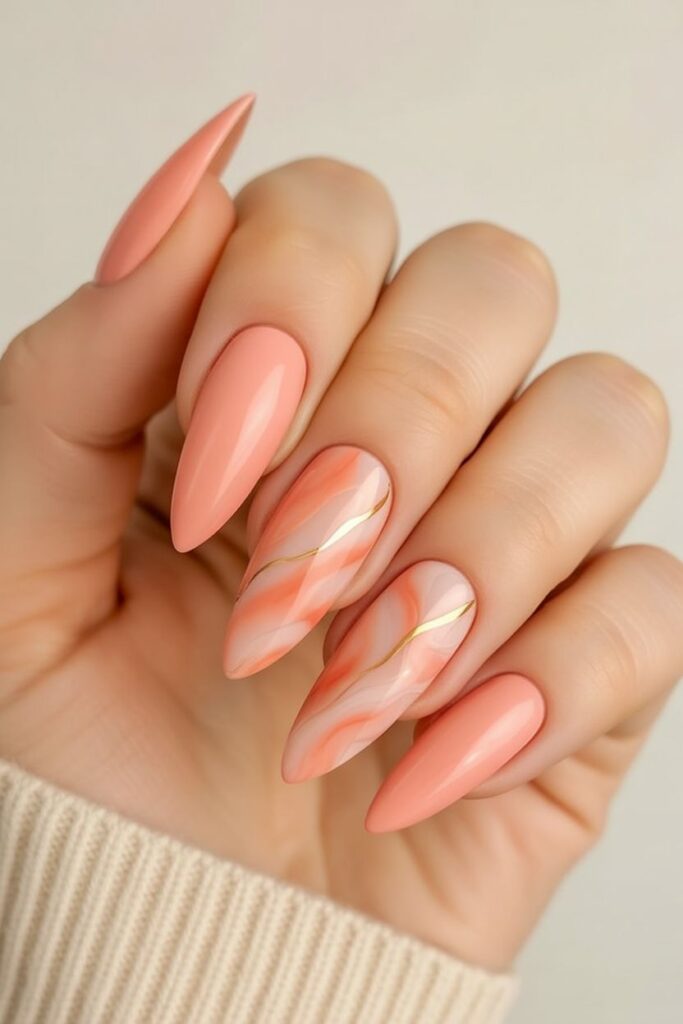 18 Mesmerizing Marble Nail Designs You Need to Pin Right Now (2026 Nail Trend Guide) 3