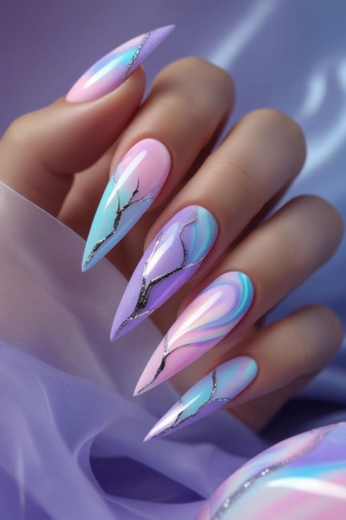 18 Mesmerizing Marble Nail Designs You Need to Pin Right Now (2026 Nail Trend Guide) 8