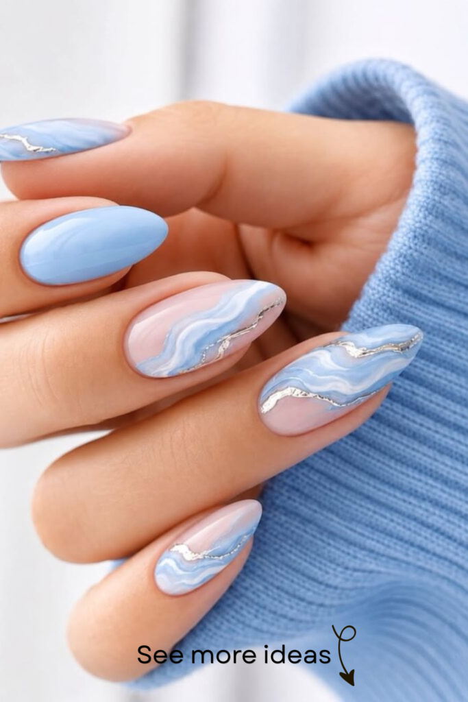 18 Mesmerizing Marble Nail Designs You Need to Pin Right Now (2026 Nail Trend Guide) 9